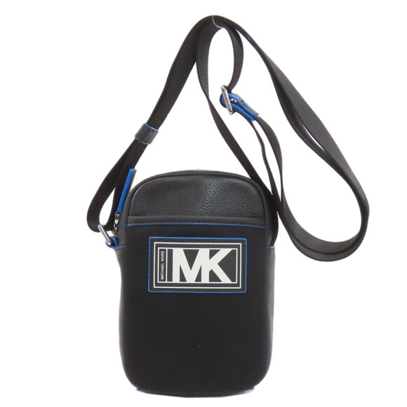 Michael Kors MK Logo Shoulder Bag Leather/Nylon Women's